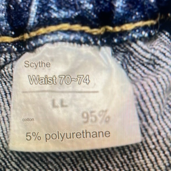 Vintage Denim Mom Jeans Floral Embroidered Size L - Picture 10 of 14